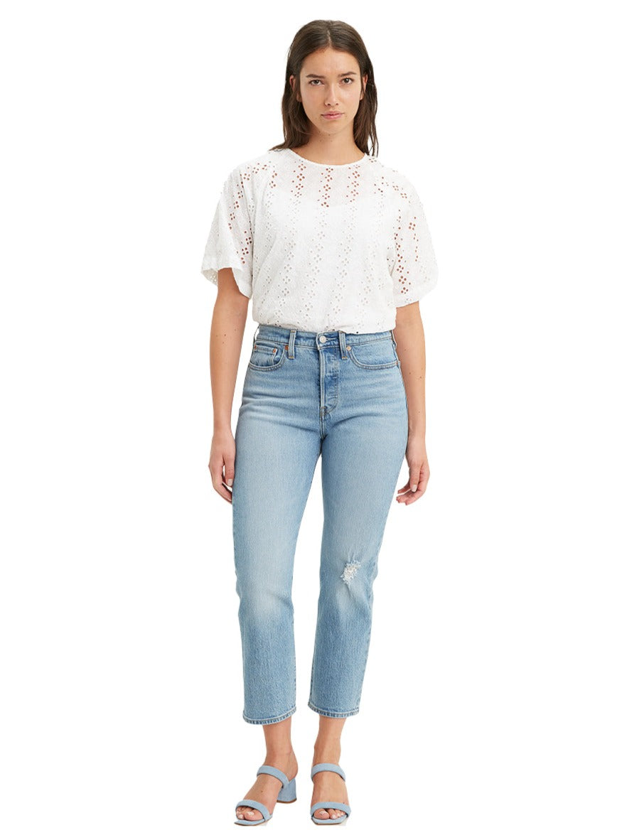 Wedgie high waist hotsell crop straight leg jeans