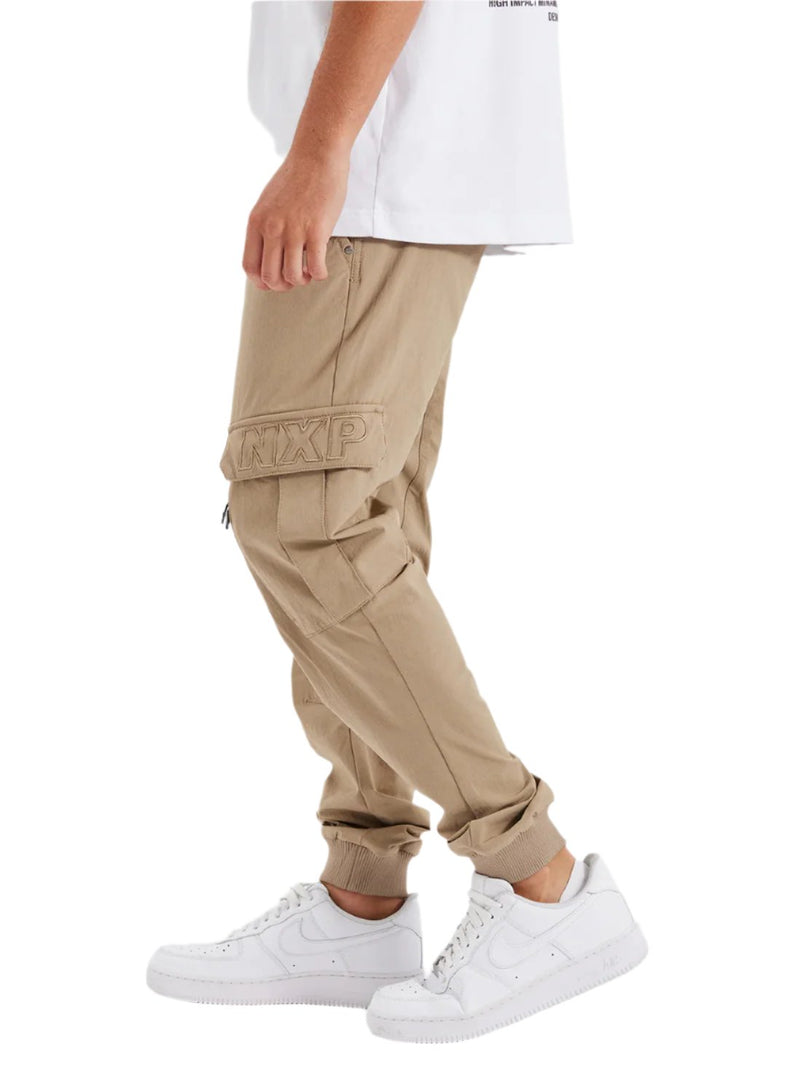 Nena And Pasadena - NXP F150 Slim Nylon Cargo Jogger - Stone