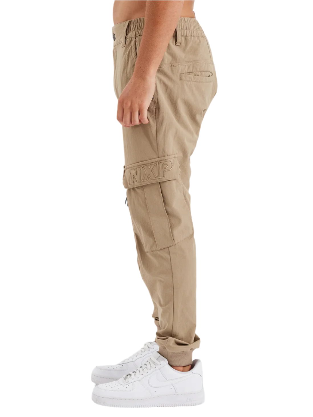 Nena And Pasadena - NXP F150 Slim Nylon Cargo Jogger - Stone