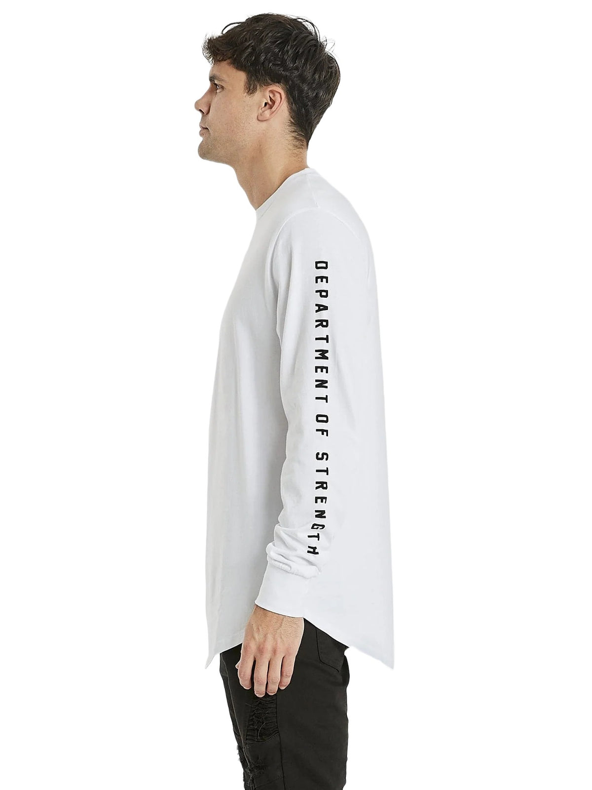 Kiss Chacey - Zenia Dual Curved Long Sleeve Tee - White