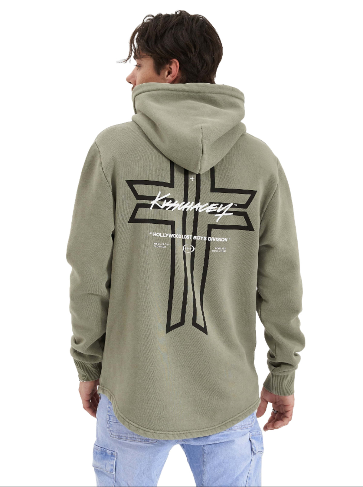 Kiss Chacey - Shadow Dual Curved Hoodie - Pigment Shadow