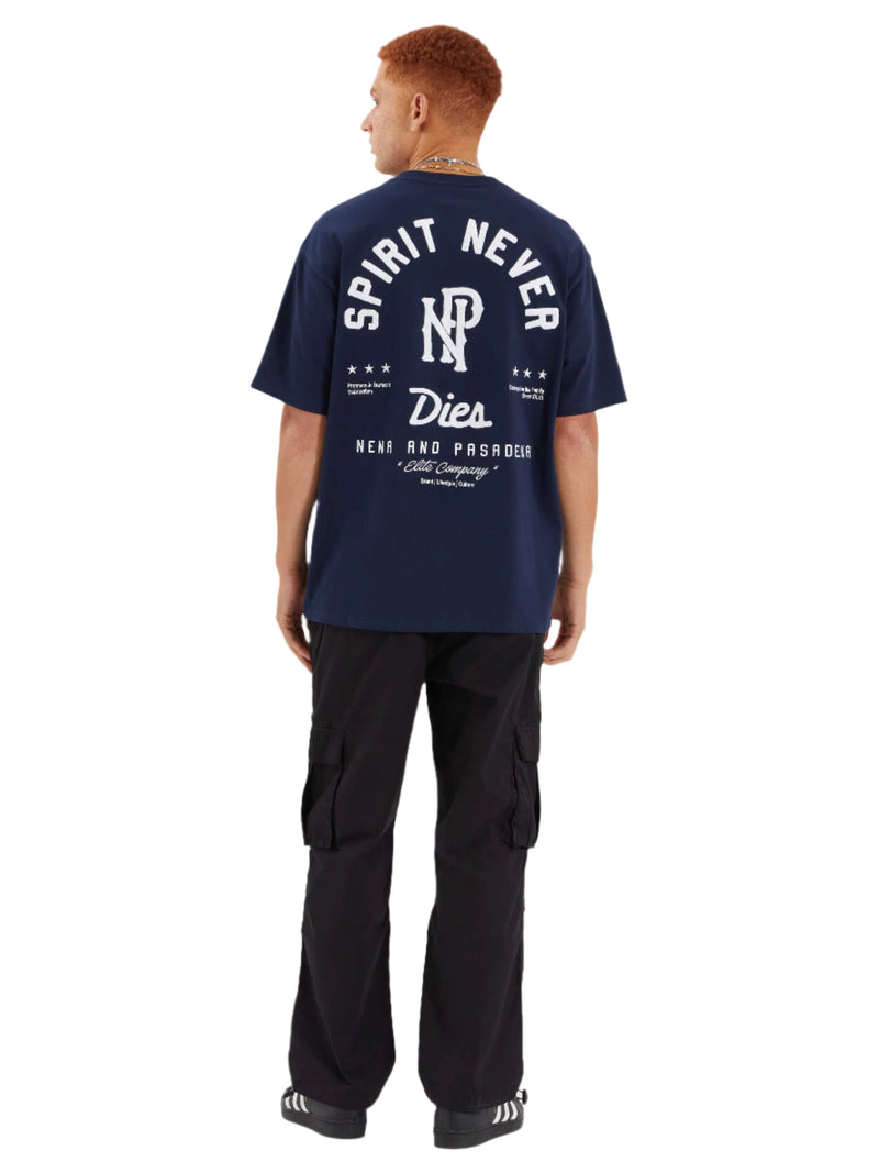 Nena And Pasadena - NXP Legacy Box Fit Tee - Navy Blue