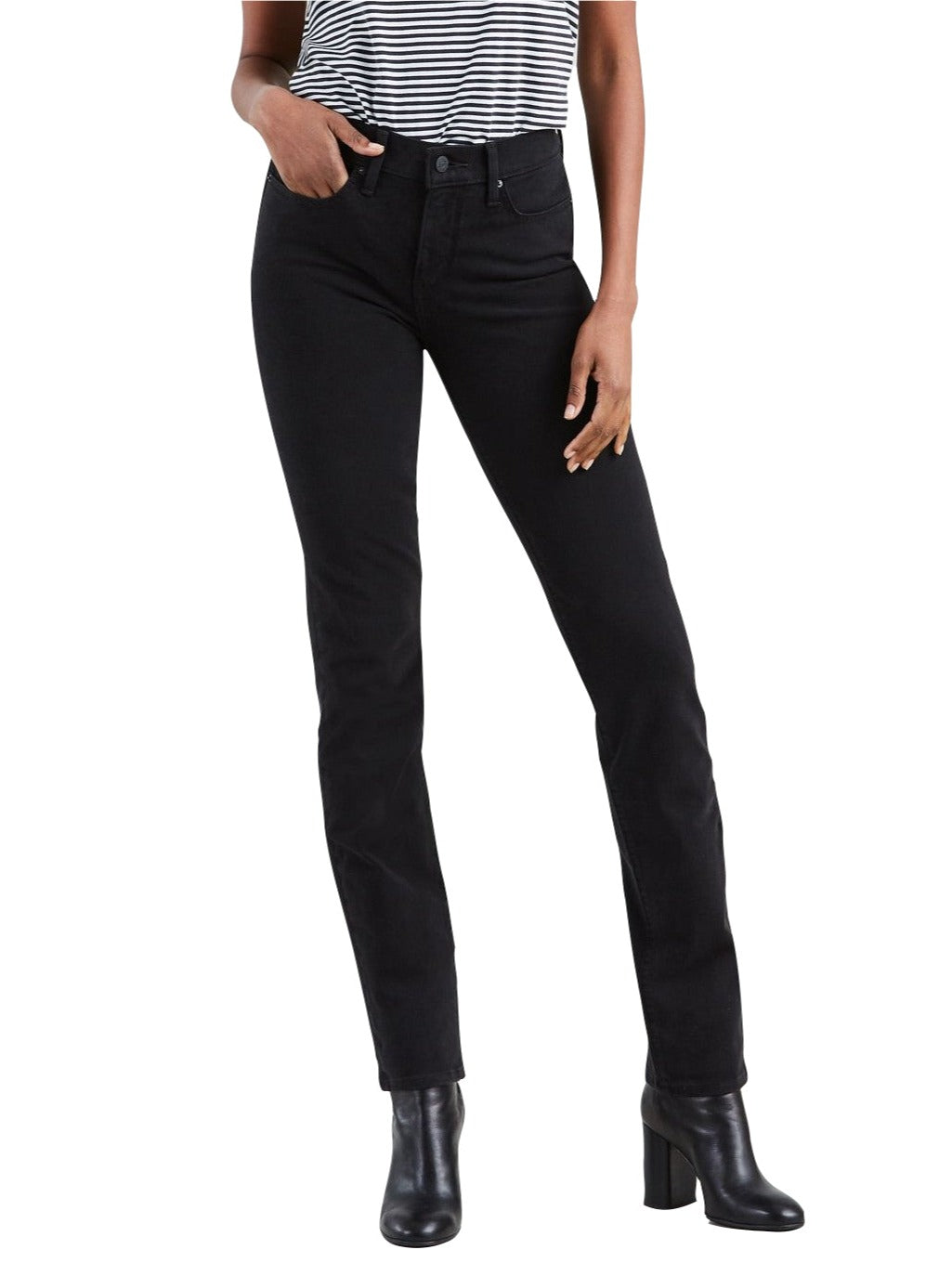 Levi's - 312 Shaping Slim Jeans - New Ultra Black 4-Way Stretch