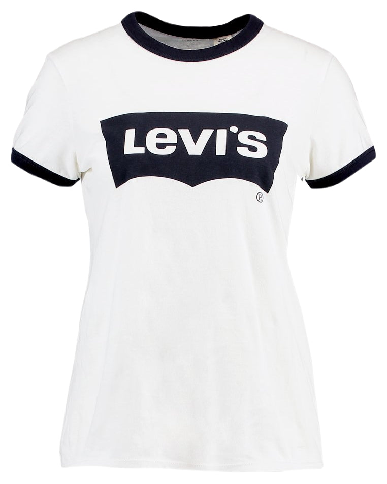 Levi's - Perfect Ringer Logo Tee - White/Black