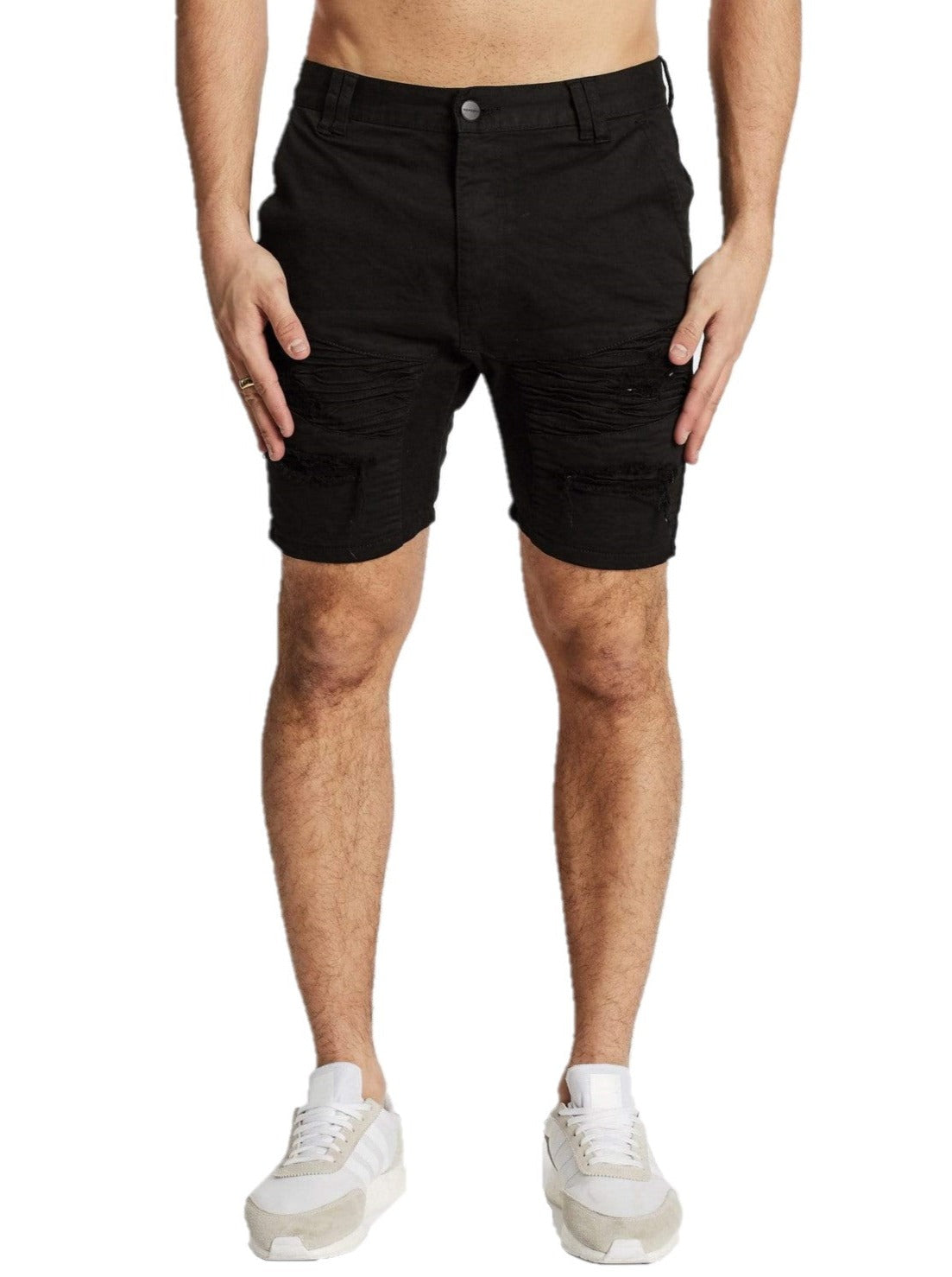 Nena And Pasadena - NXP Hellcat Denim Short - Jet Black