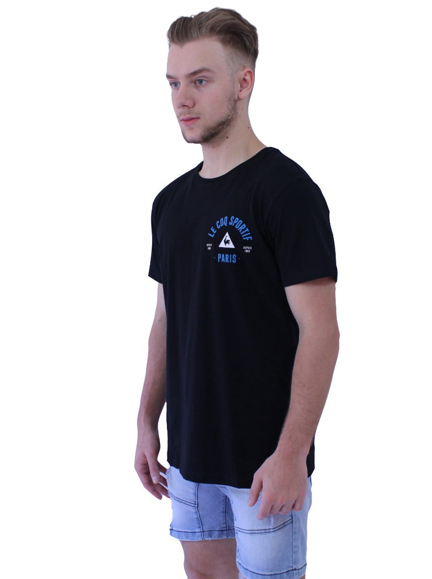 Le Coq Sportif - Depuis Paris Tee - Black