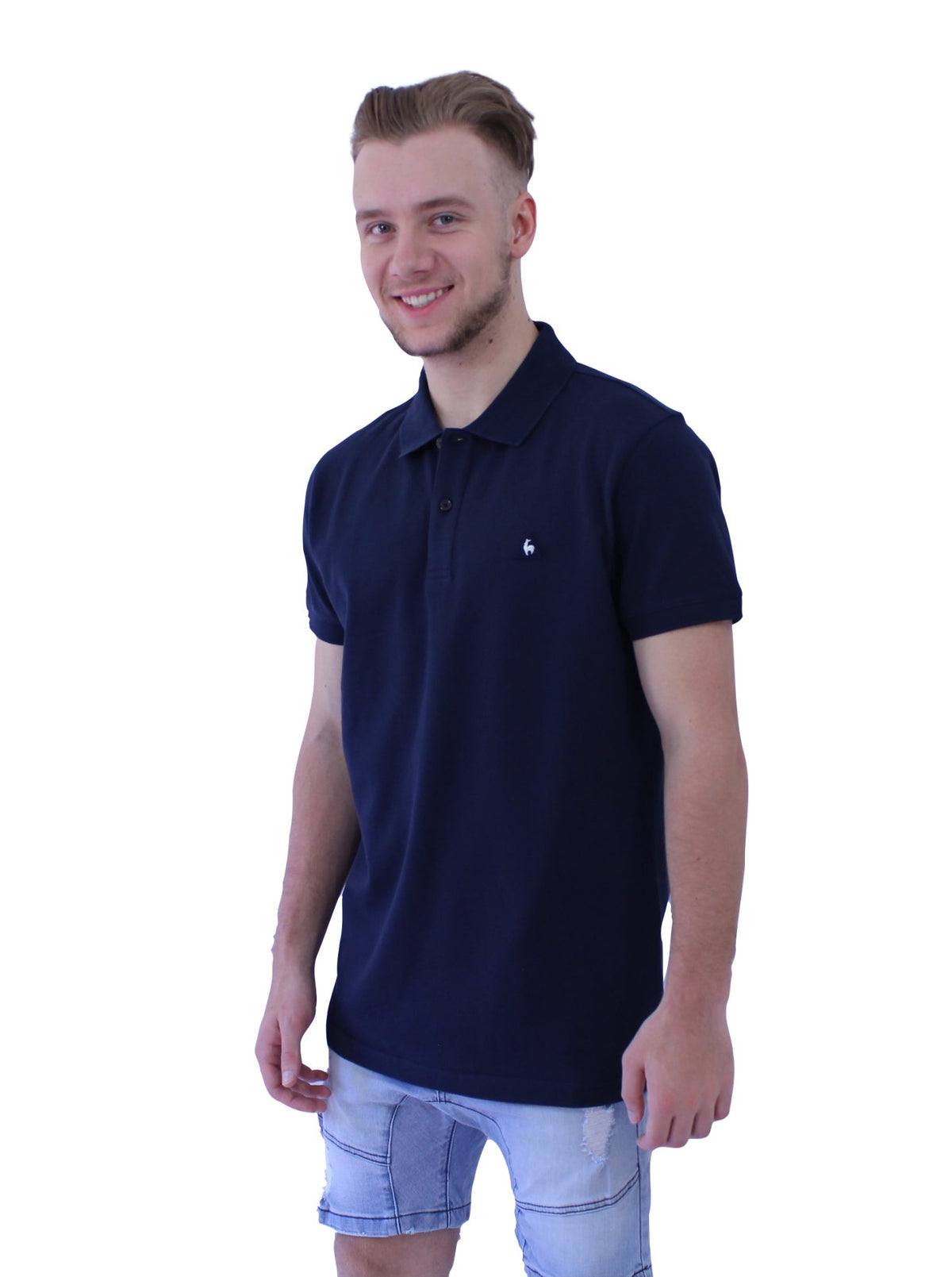 Le Coq Sportif - Essentiel SS Polo - Dress Blue