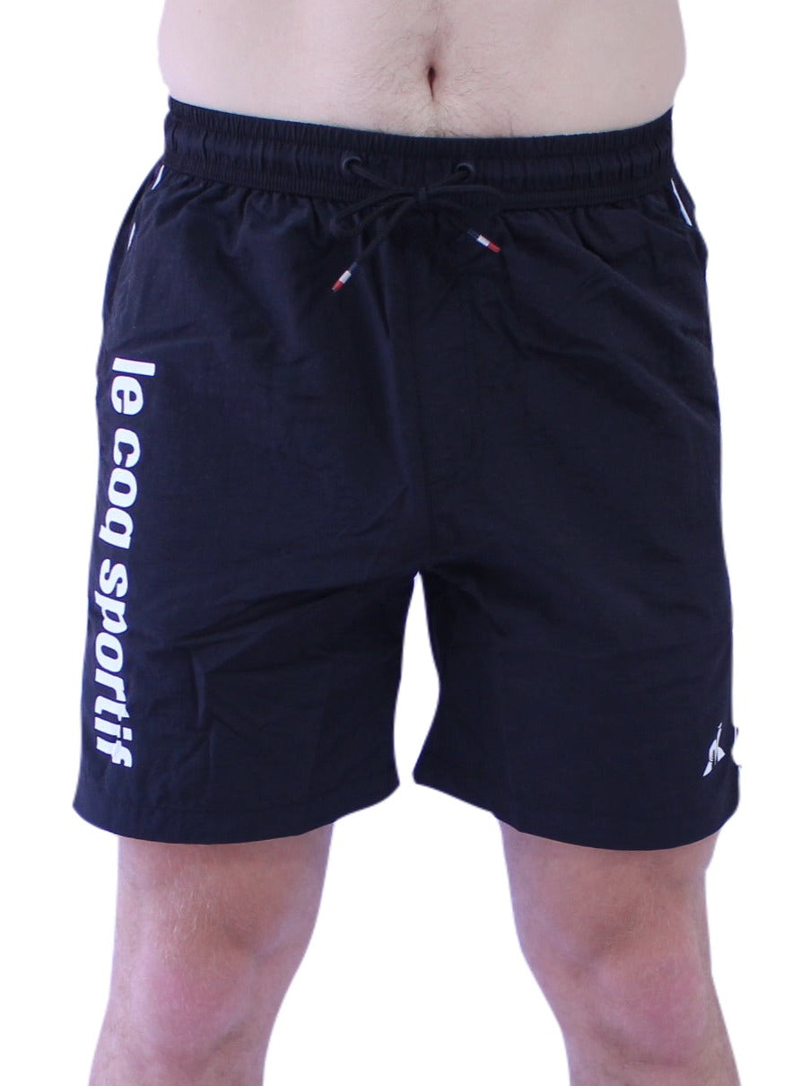 Le Coq Sportif Concurrent Short with Piping Black 88 Jeans