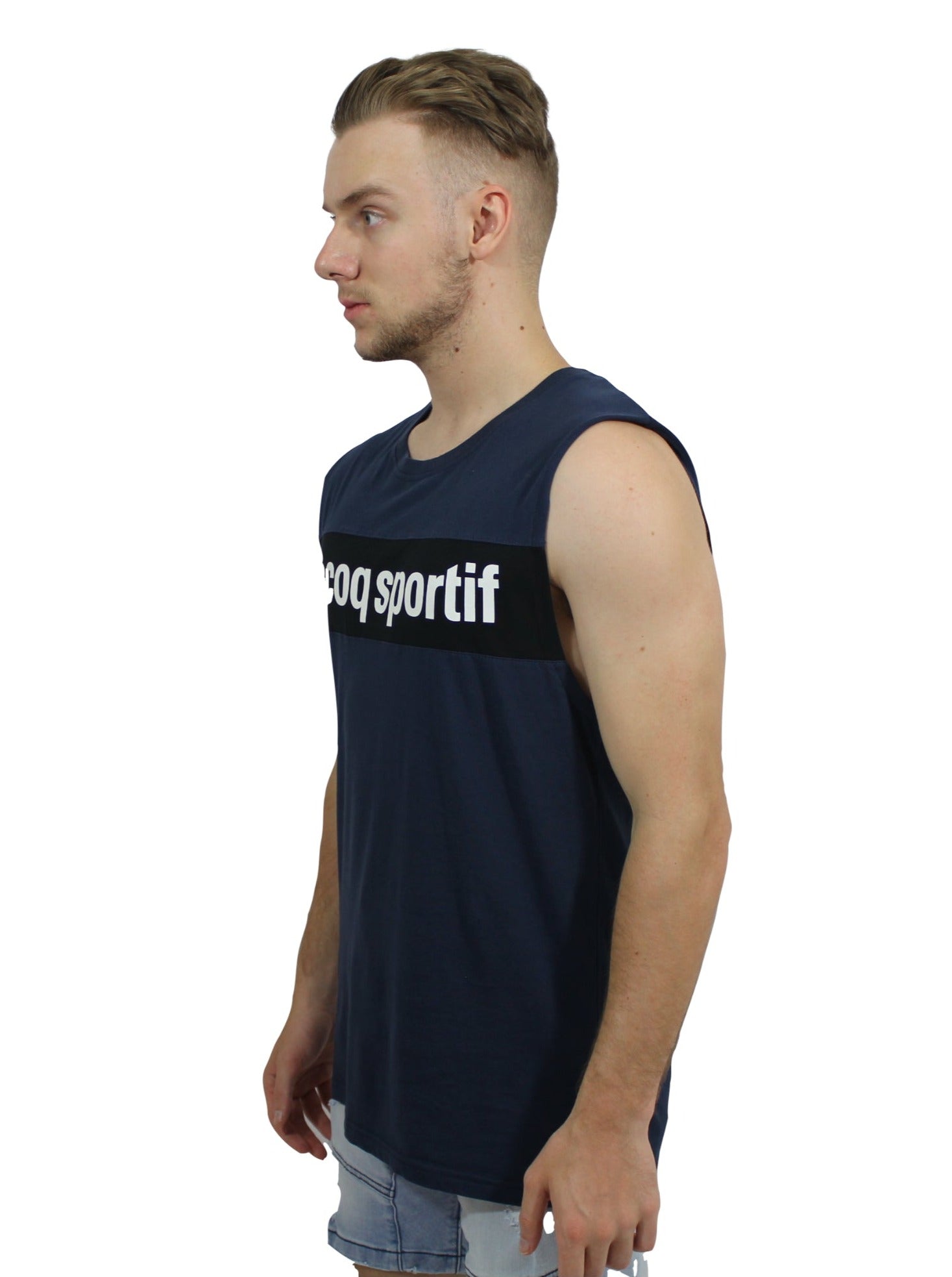 Le Coq Sportif Enrouler Tank Dress Blue 88 Jeans