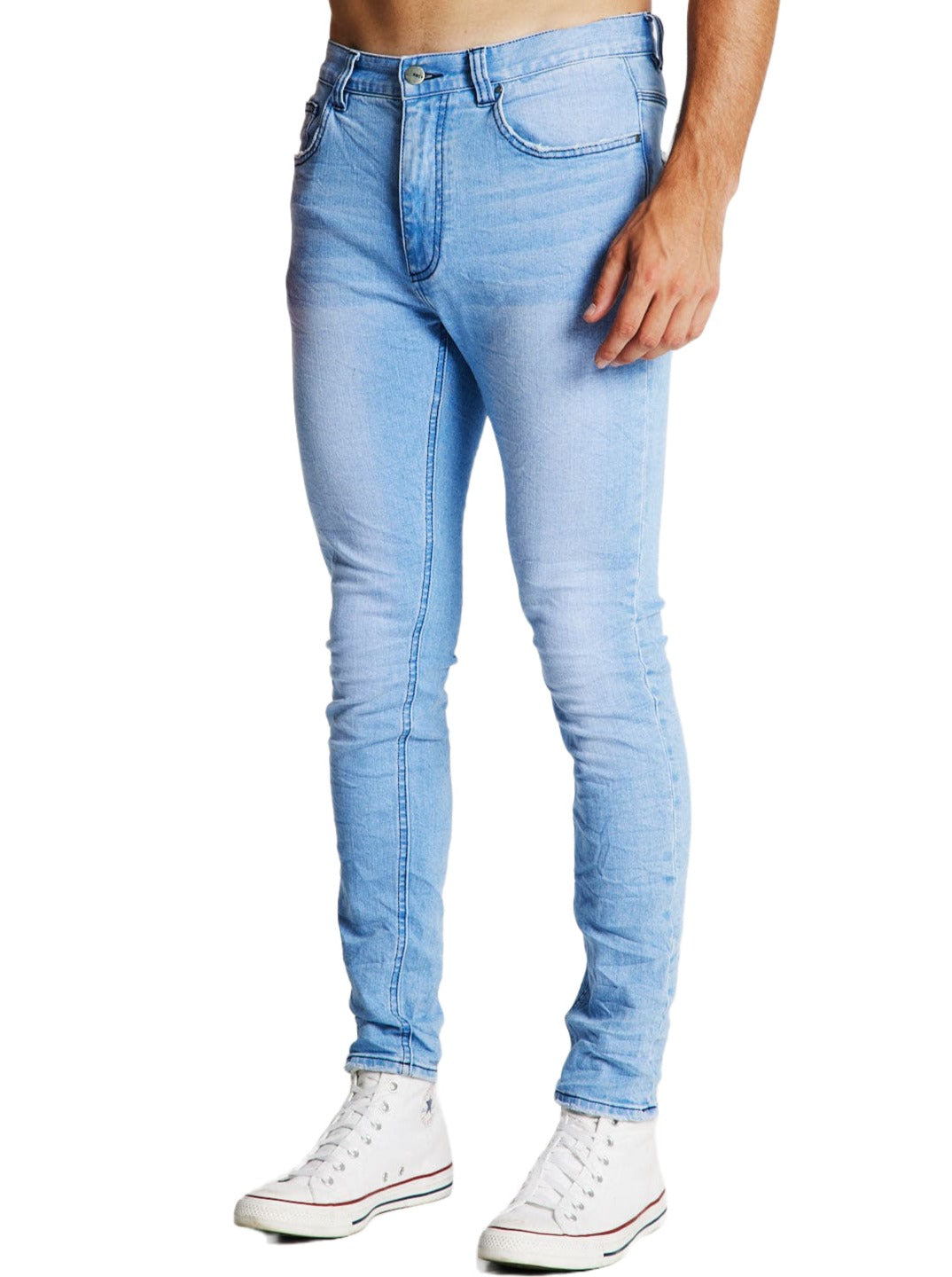 Kiss Chacey - K1 Super Skinny Fit Jeans - Crystal Blue