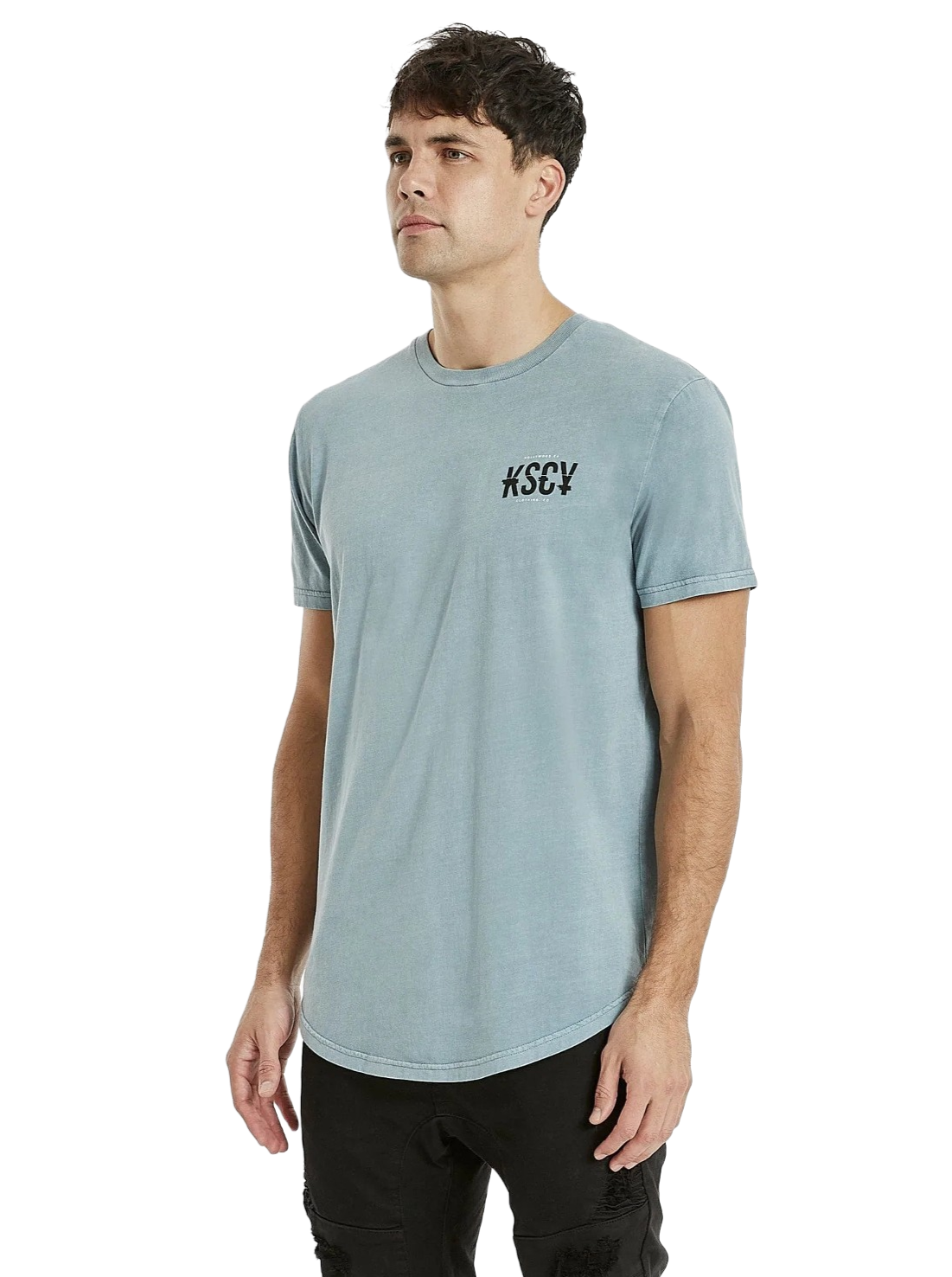 Kiss Chacey - KSCY Rambla Dual Curved Tee - Pigment Lead