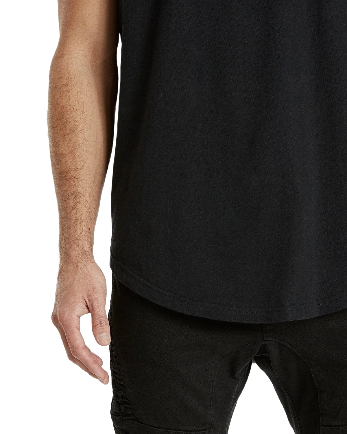 Kiss Chacey - KSCY Bayshore Dual Curved Tee - Jet Black