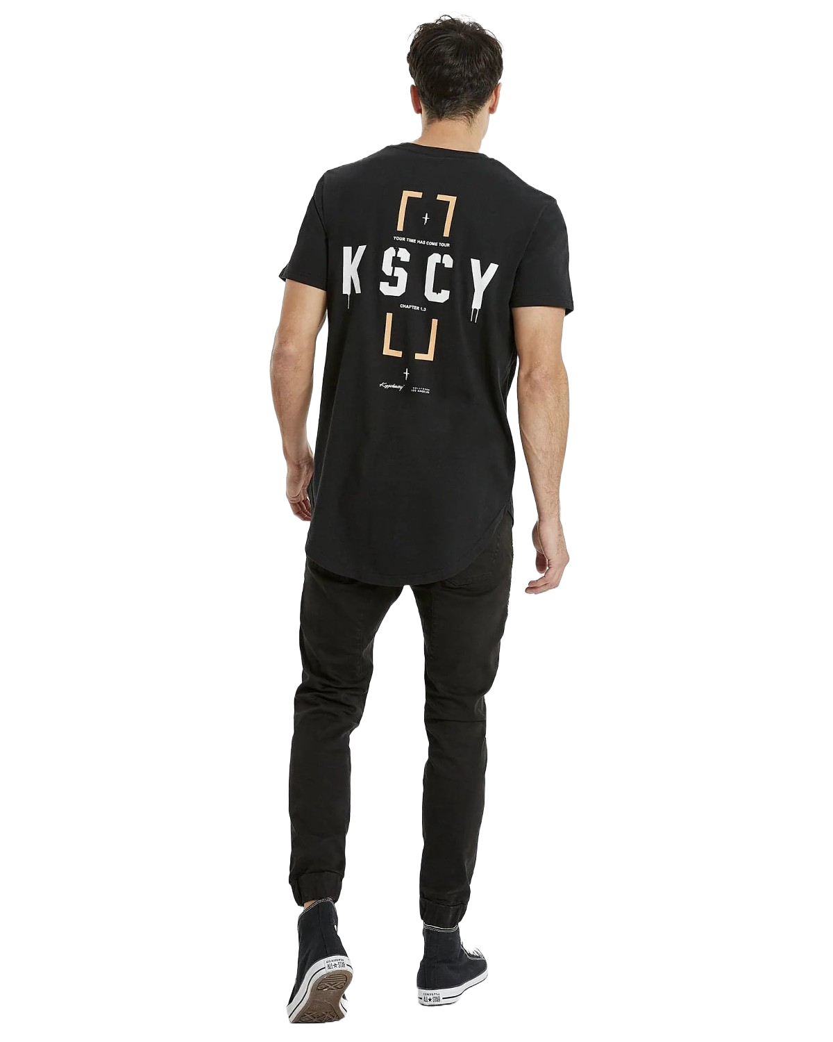 Kiss Chacey - KSCY Bayshore Dual Curved Tee - Jet Black