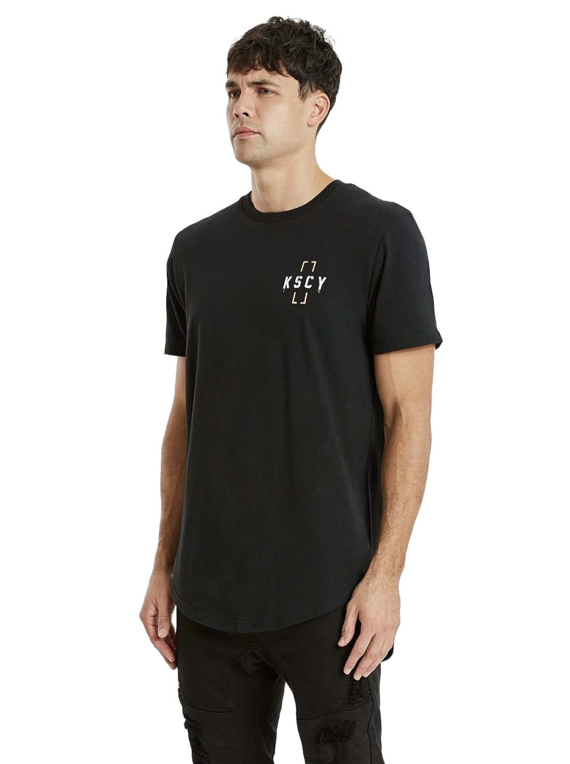 Kiss Chacey - KSCY Bayshore Dual Curved Tee - Jet Black