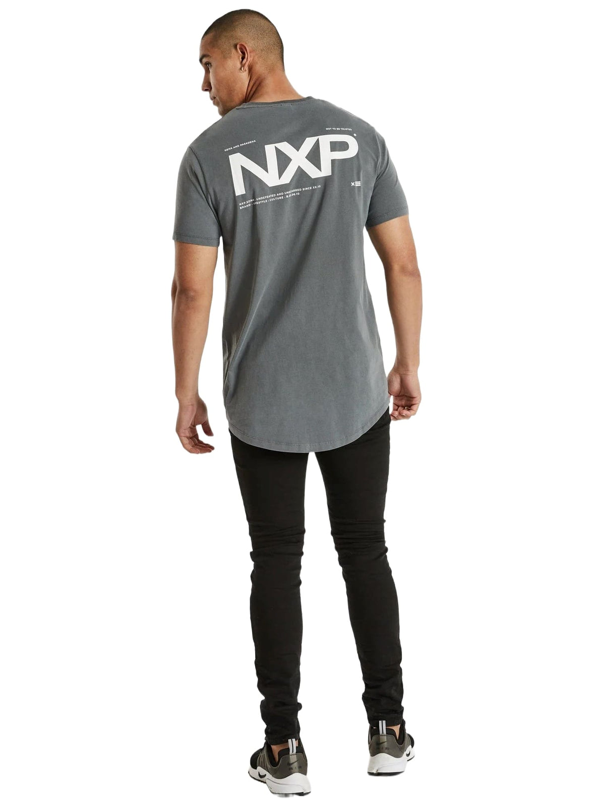 Nena And Pasadena - NXP Atari Cape Back Tee - Pigment Asphalt