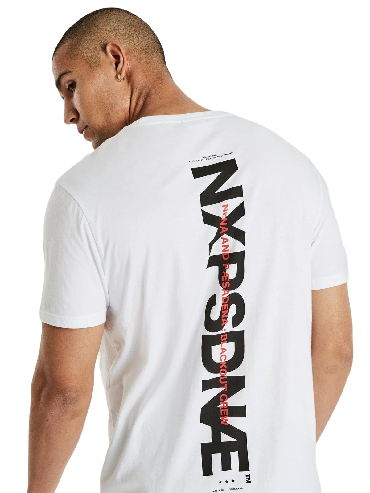 Nena And Pasadena - NXP Hologram Cape Back Tee - White