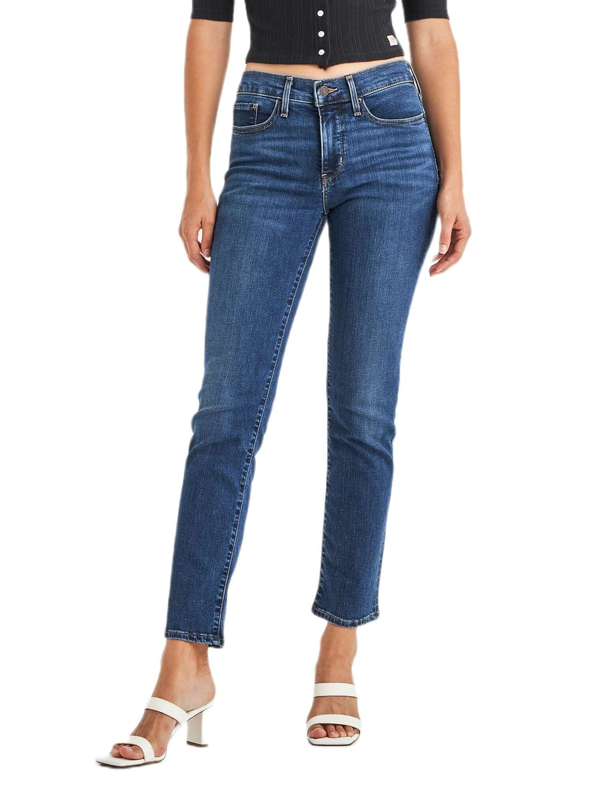 Levi's - 314 Shaping Straight Jeans - Blue Wave Dark