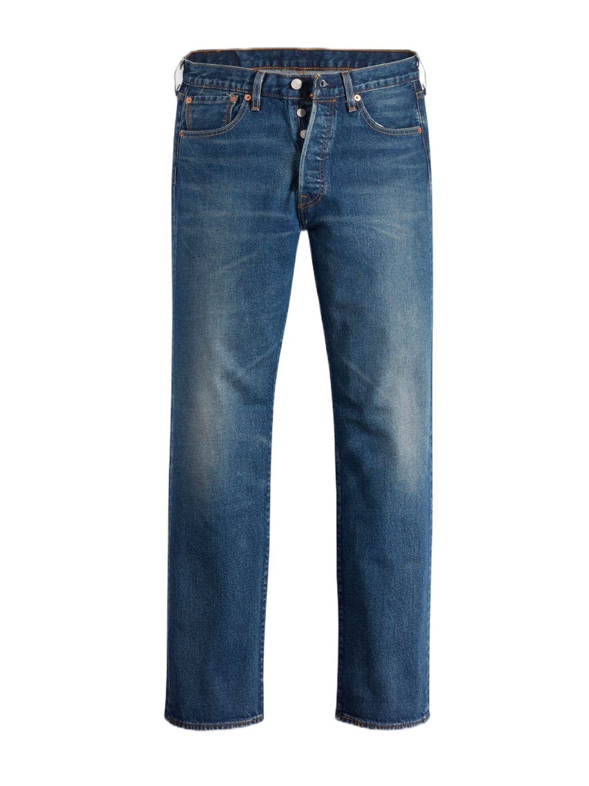 Levi's - 501 Original Jeans - Medium Indigo Worn In