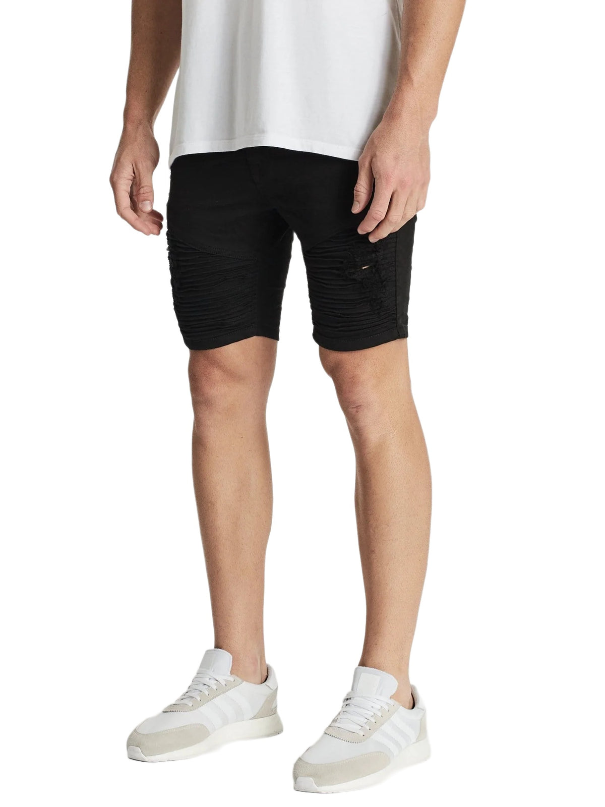 Nena And Pasadena - NXP Spitfire Denim Short - Jet Black