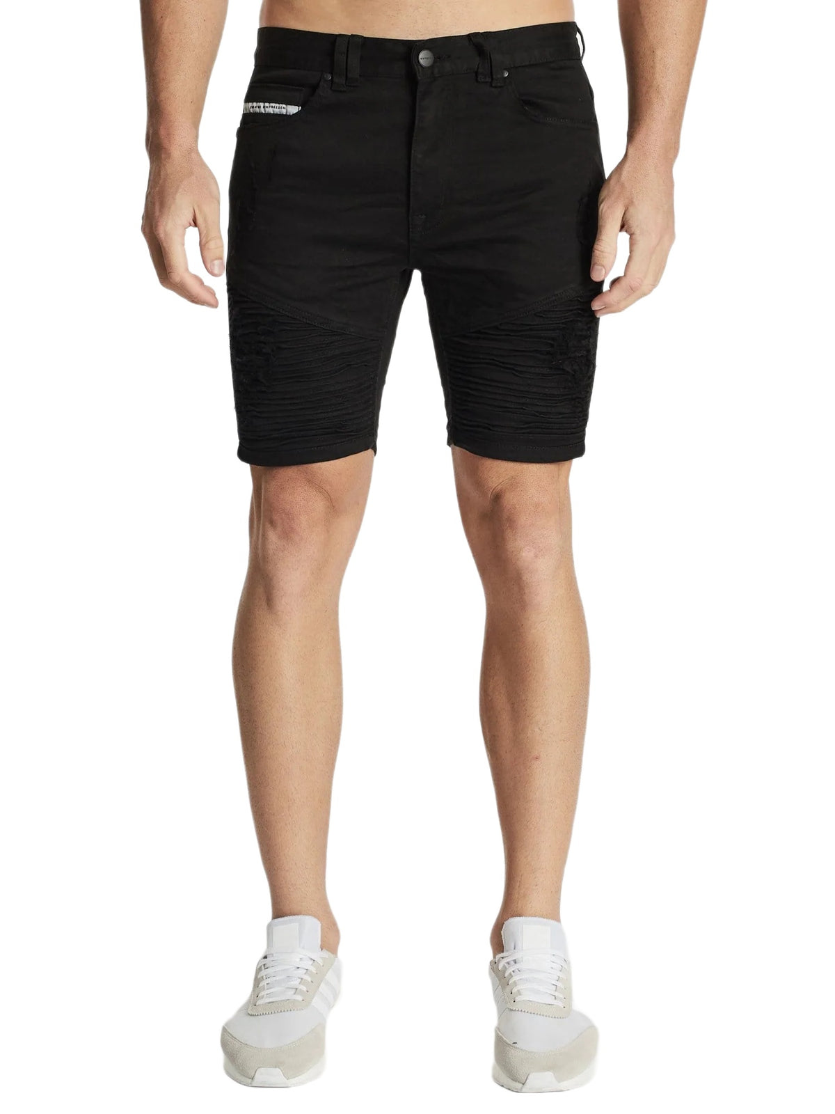 Nena And Pasadena - NXP Spitfire Denim Short - Jet Black