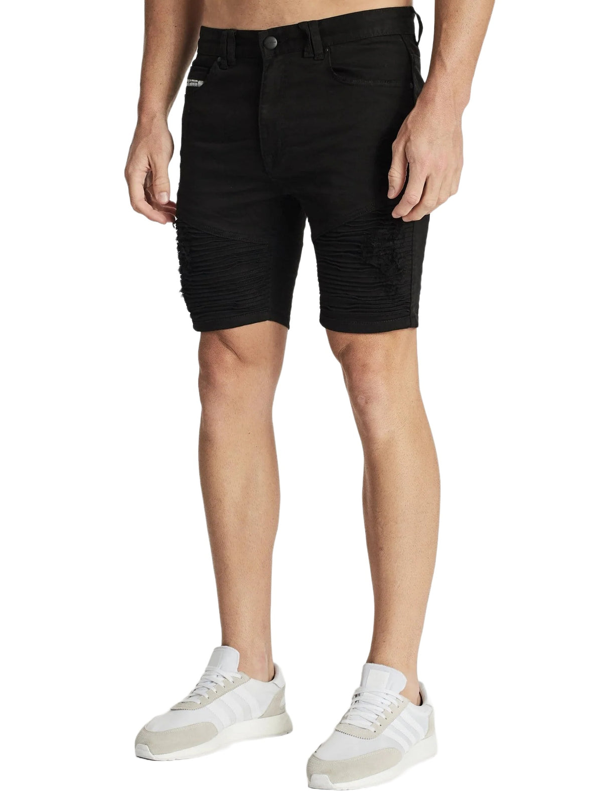 Nena And Pasadena - NXP Spitfire Denim Short - Jet Black