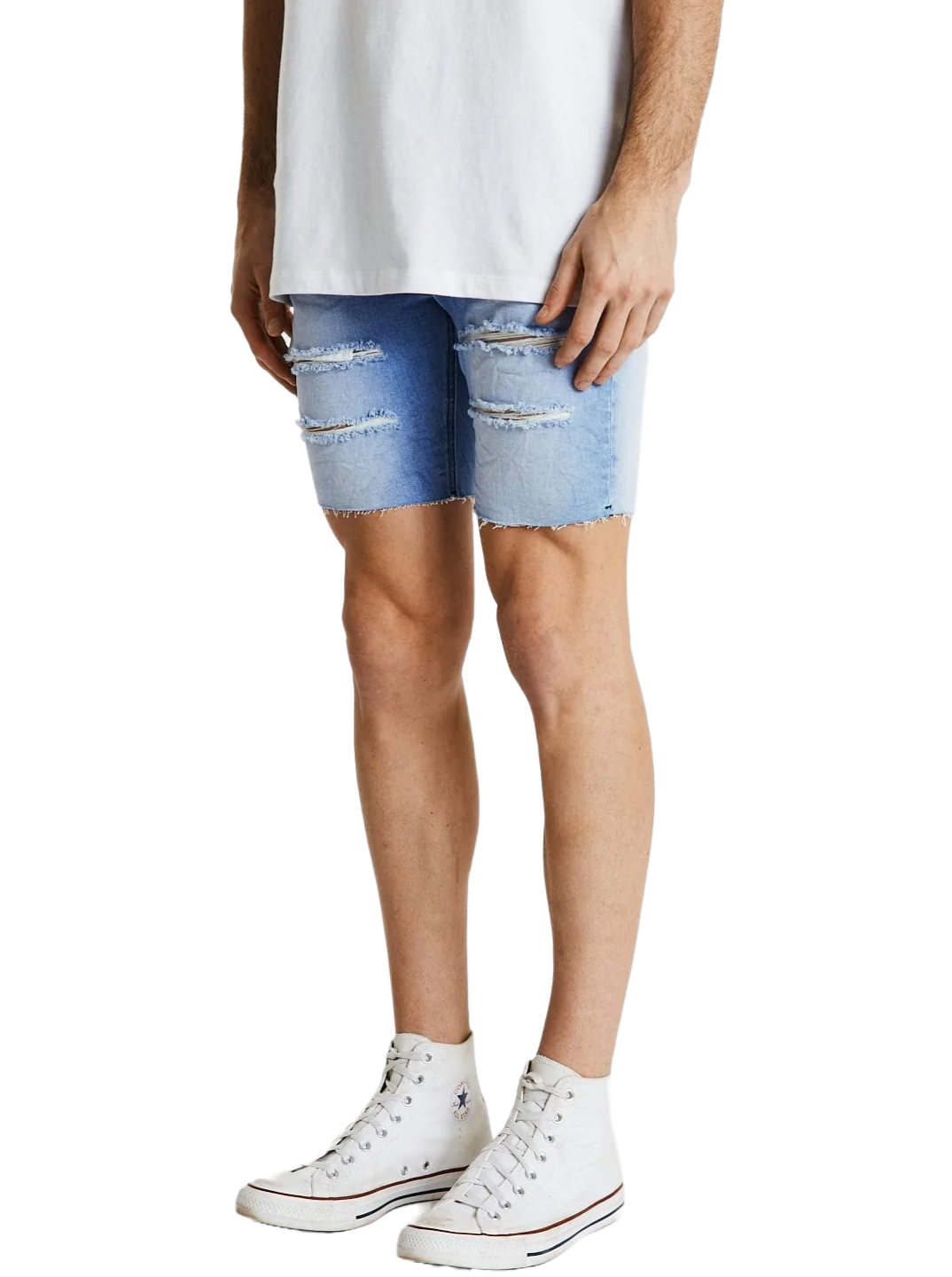 Kiss Chacey - KS2 Denim Short - Destroyed Crystal Blue