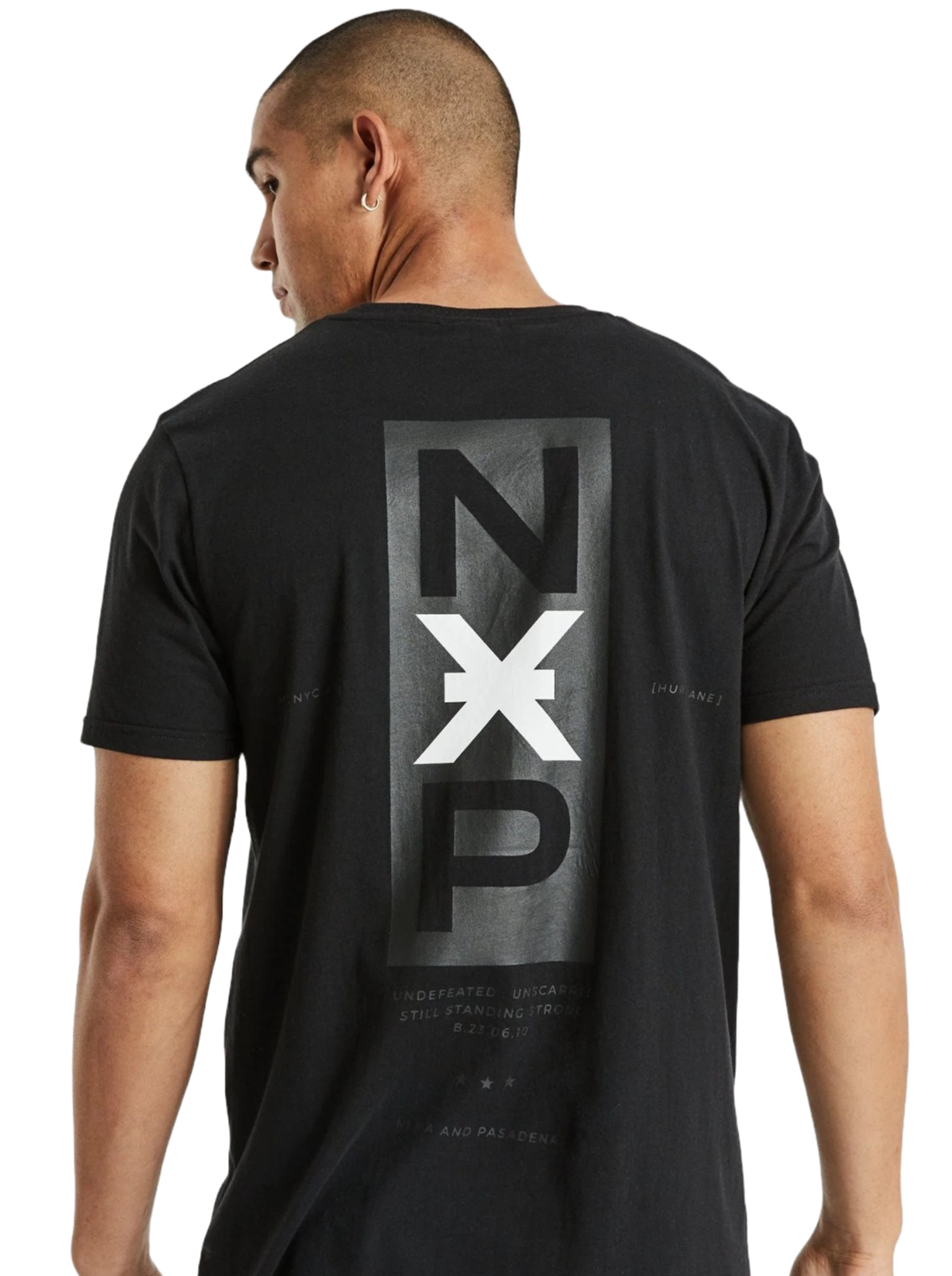 Nena And Pasadena - NXP Hurricane Cape Back Tee - Jet Black