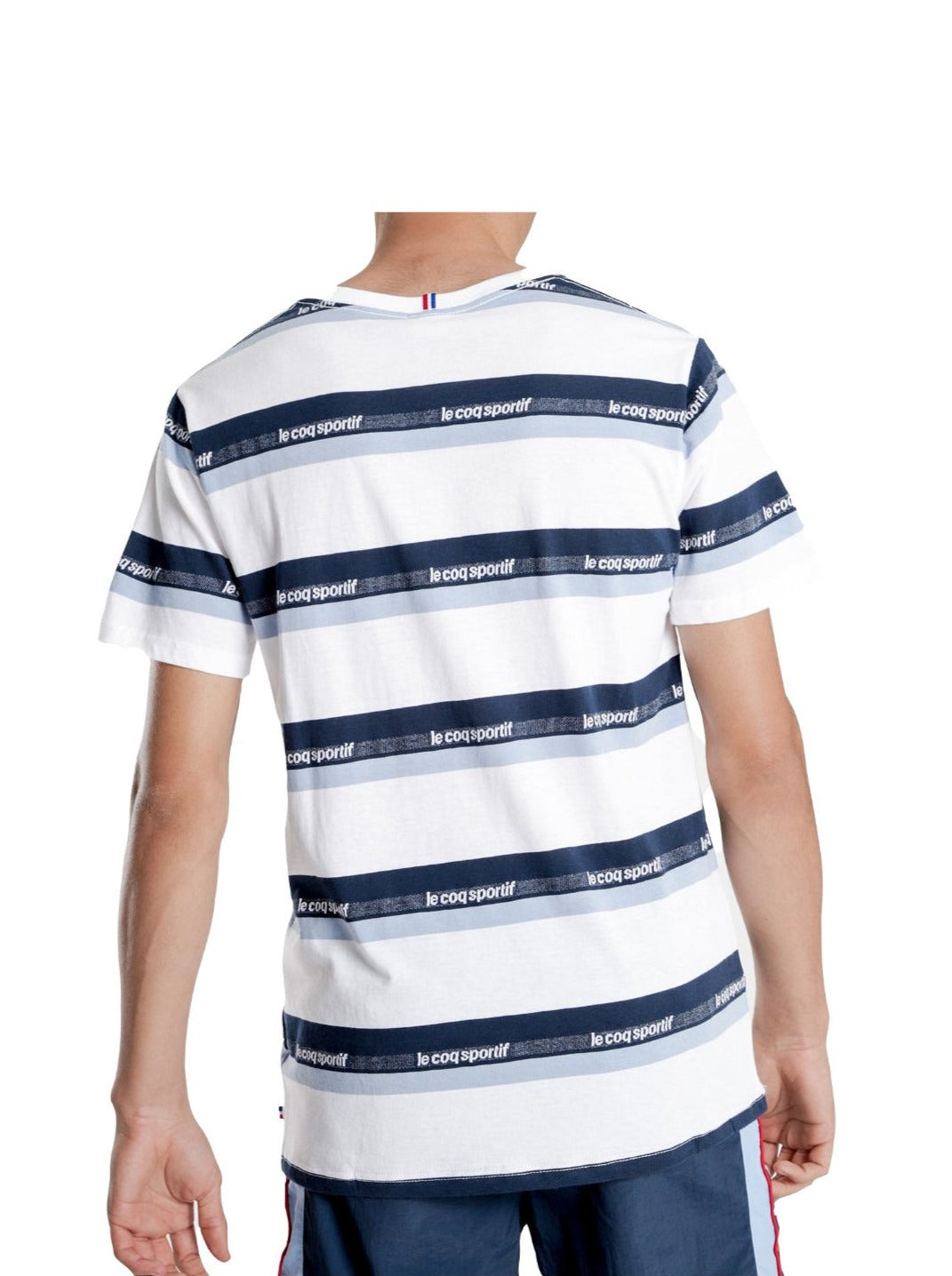 Le Coq Sportif Philippe Tee White Stripe 88 Jeans