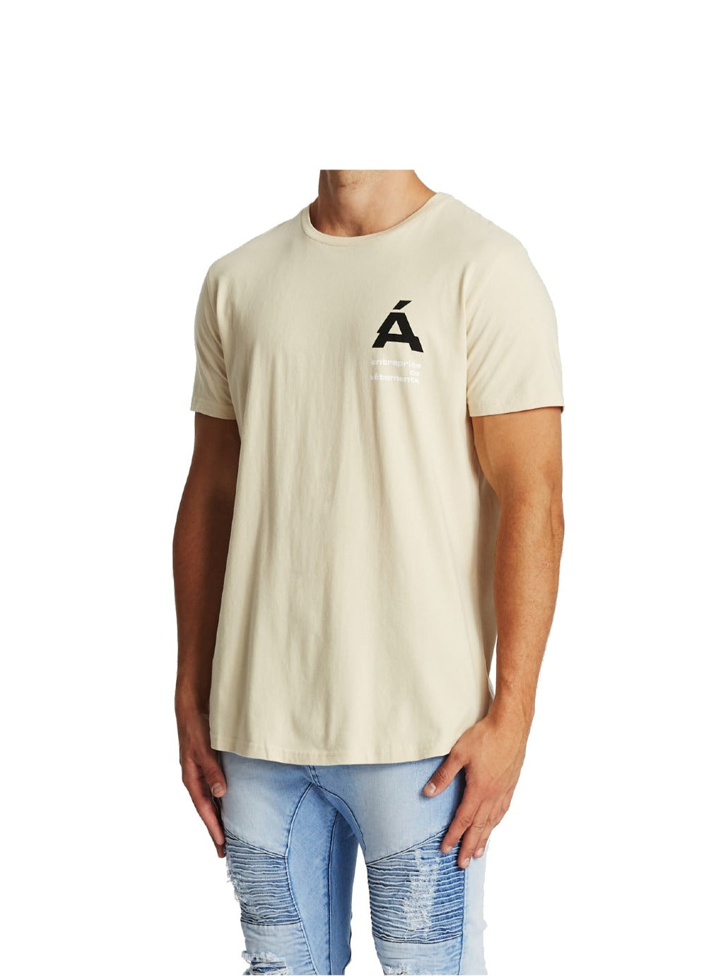 Americain - Plasir Dual Curved Tee - Sand