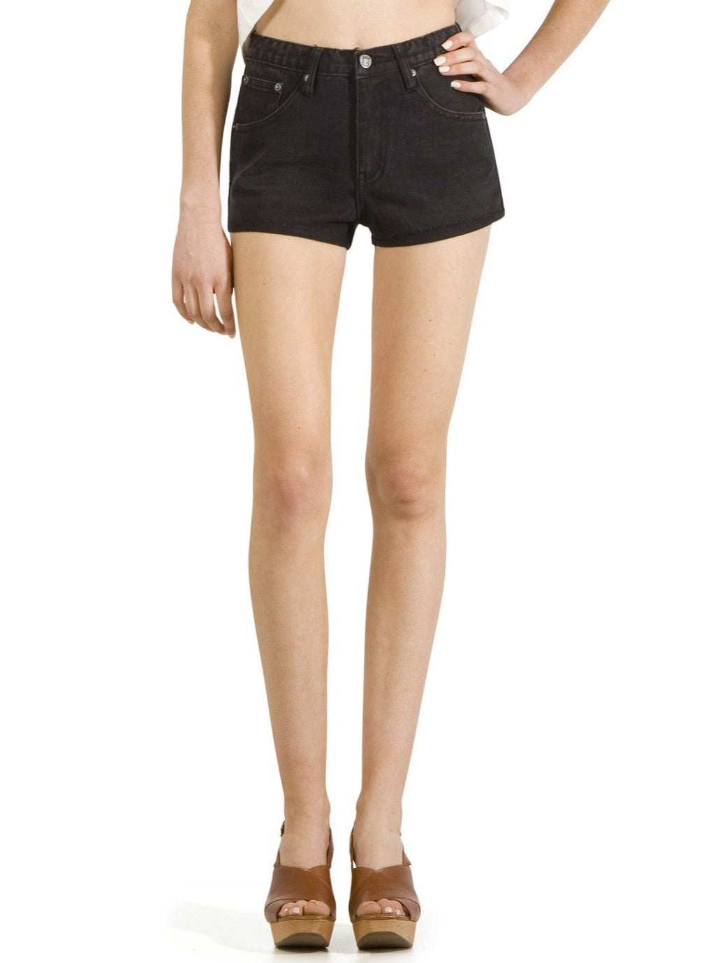 ZIGGY Denim - Rib Warmer Shorts - Black