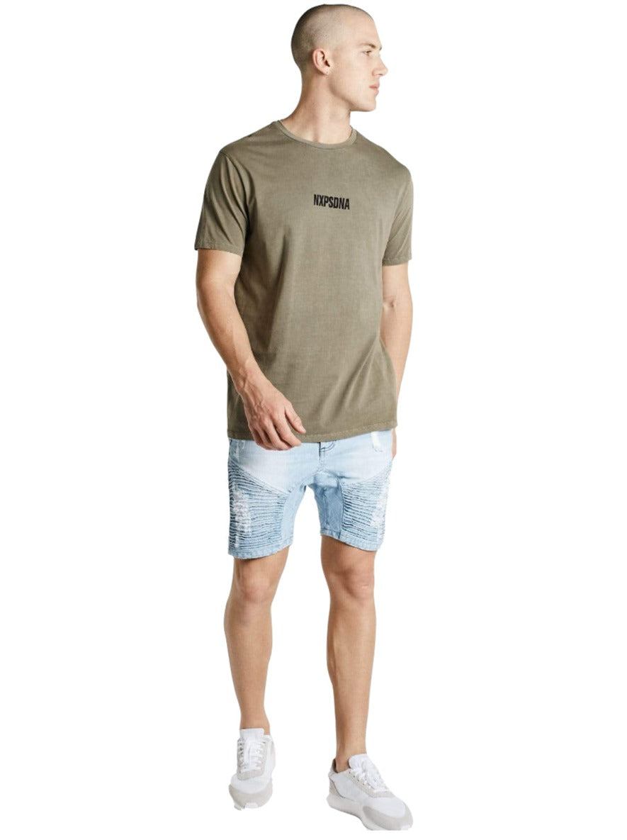 Nena And Pasadena - NXP Carry On Scoop Back Tee - Pigment Khaki