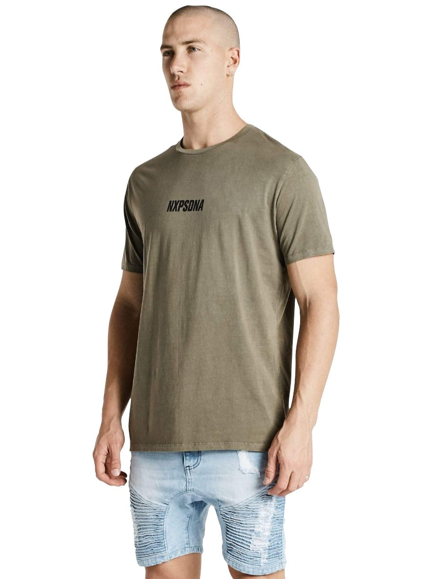 Nena And Pasadena - NXP Carry On Scoop Back Tee - Pigment Khaki