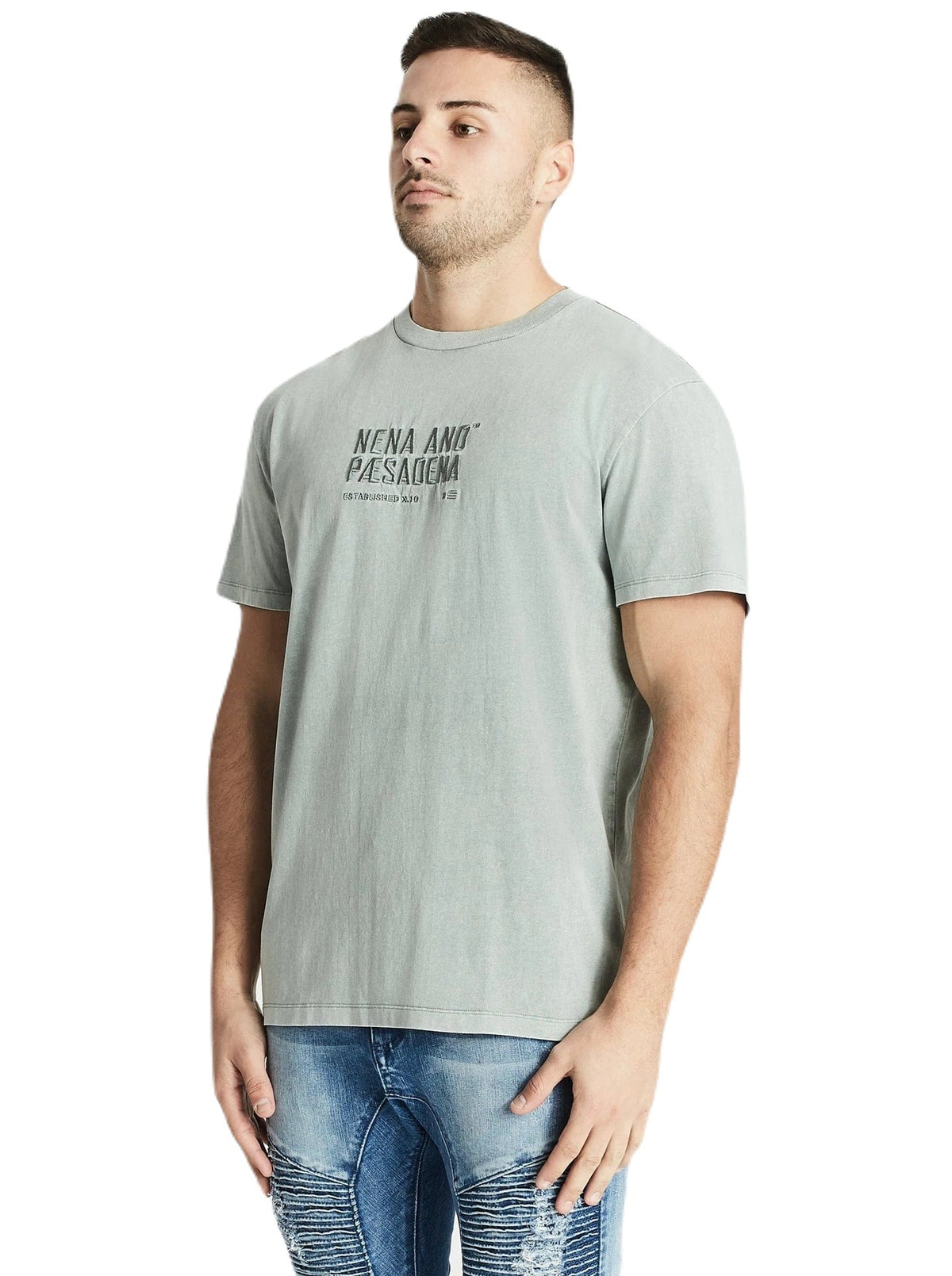 Nena And Pasadena - NXP Control Relaxed Tee - Mineral Sage