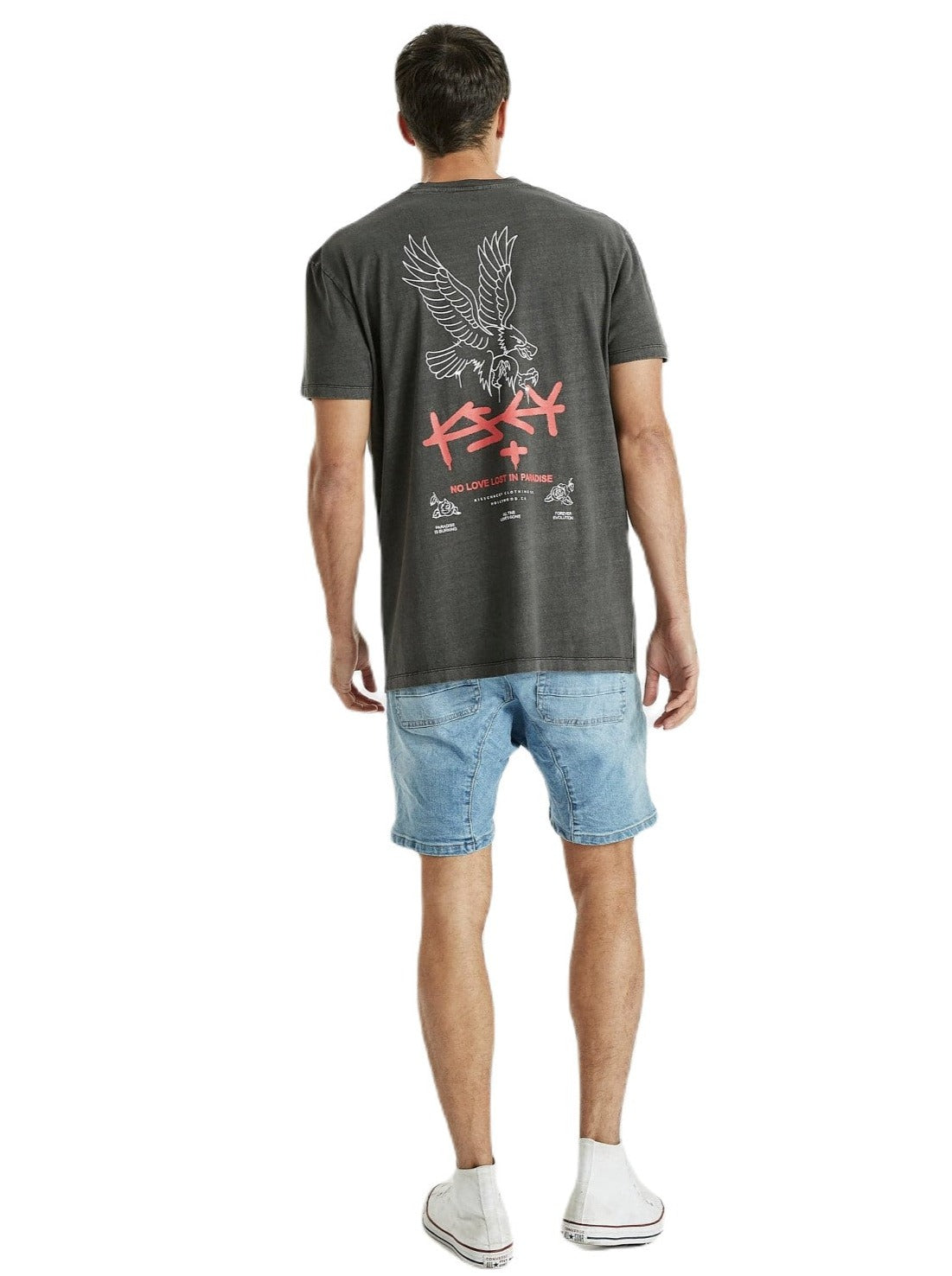 Kiss Chacey - Echo Relaxed Tee - Pigment Black