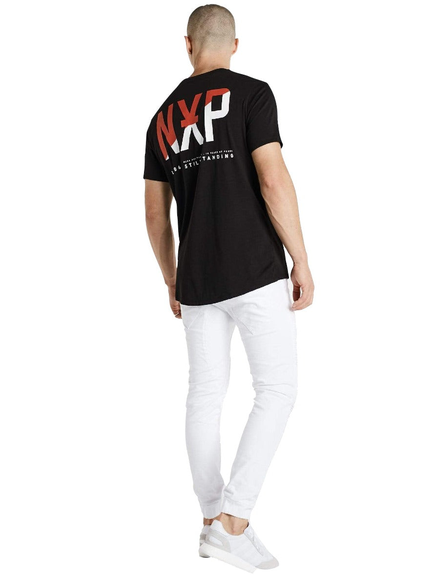 Nena And Pasadena - NXP Existence Scoop Back Tee - Jet Black