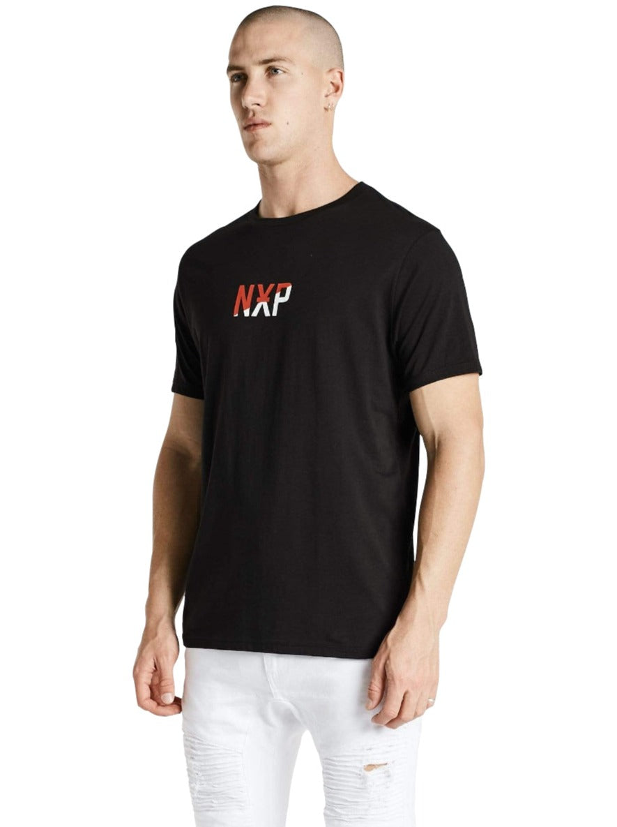 Nena And Pasadena - NXP Existence Scoop Back Tee - Jet Black