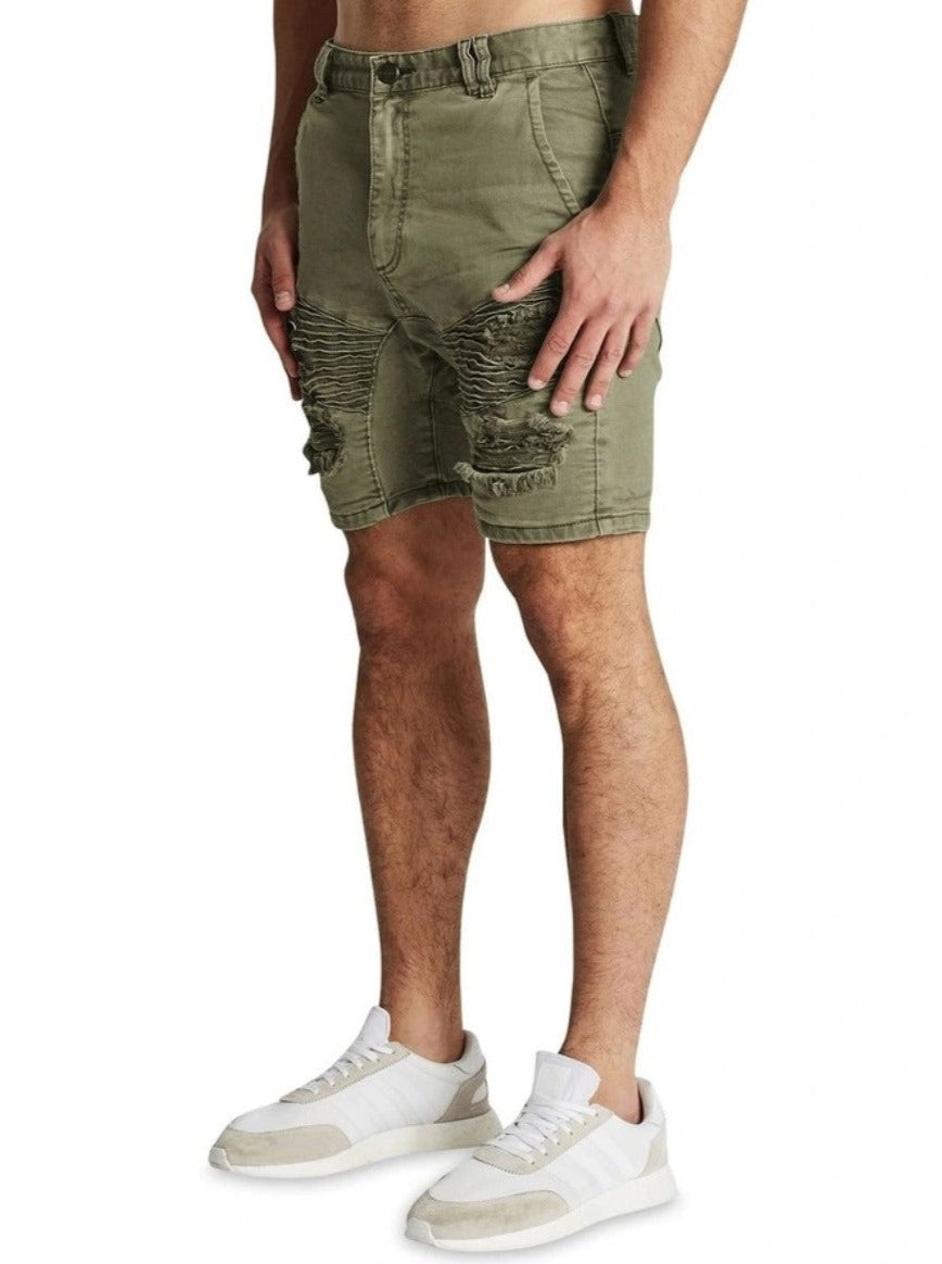 Nena And Pasadena - NXP Hellcat Denim Short - Khaki