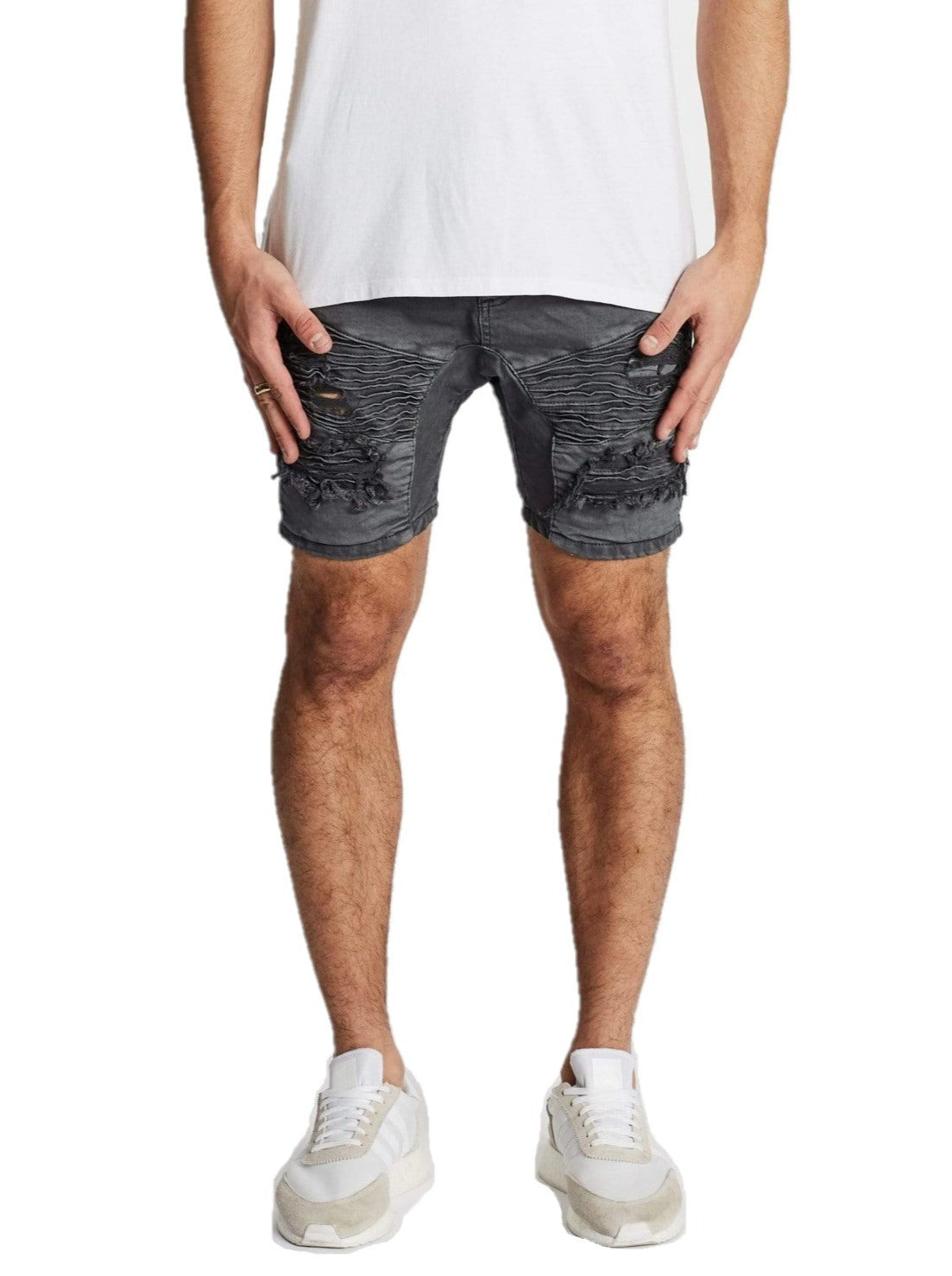 Nena And Pasadena - NXP Hellcat Denim Short - Iron Gate