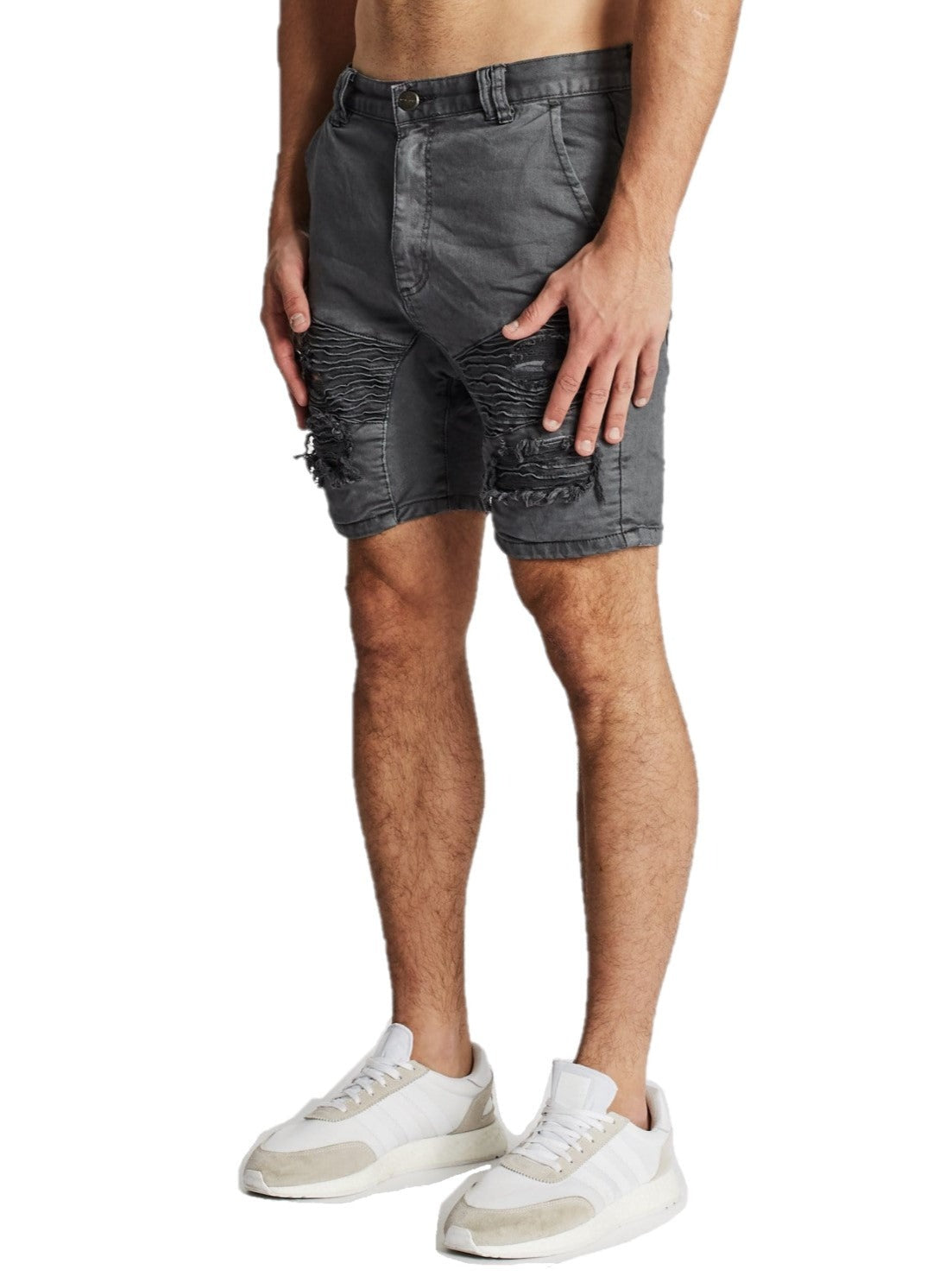 Nena And Pasadena - NXP Hellcat Denim Short - Iron Gate