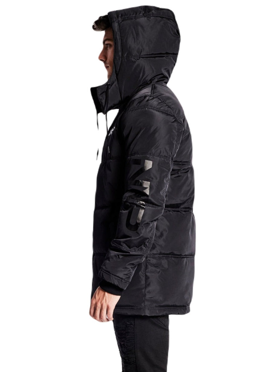 Nena And Pasadena - NXP Paramount Long Line Puffer Jacket - Jet Black