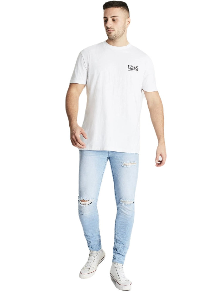 Nena And Pasadena - NXP Static Relaxed Tee - White