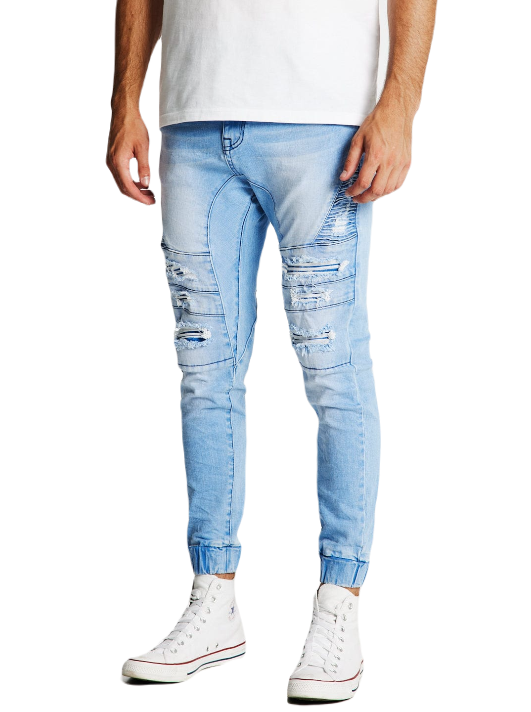 Kiss Chacey - Hydra Denim Jogger - Crystal Blue