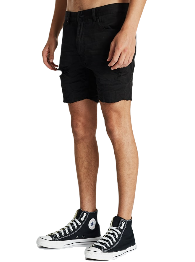 Kiss Chacey - KS1 Denim Short - Destroyed Black