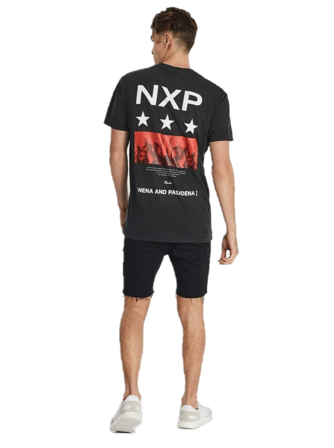 Nena And Pasadena - NXP Reflection Relaxed Tee - Pigment Asphalt