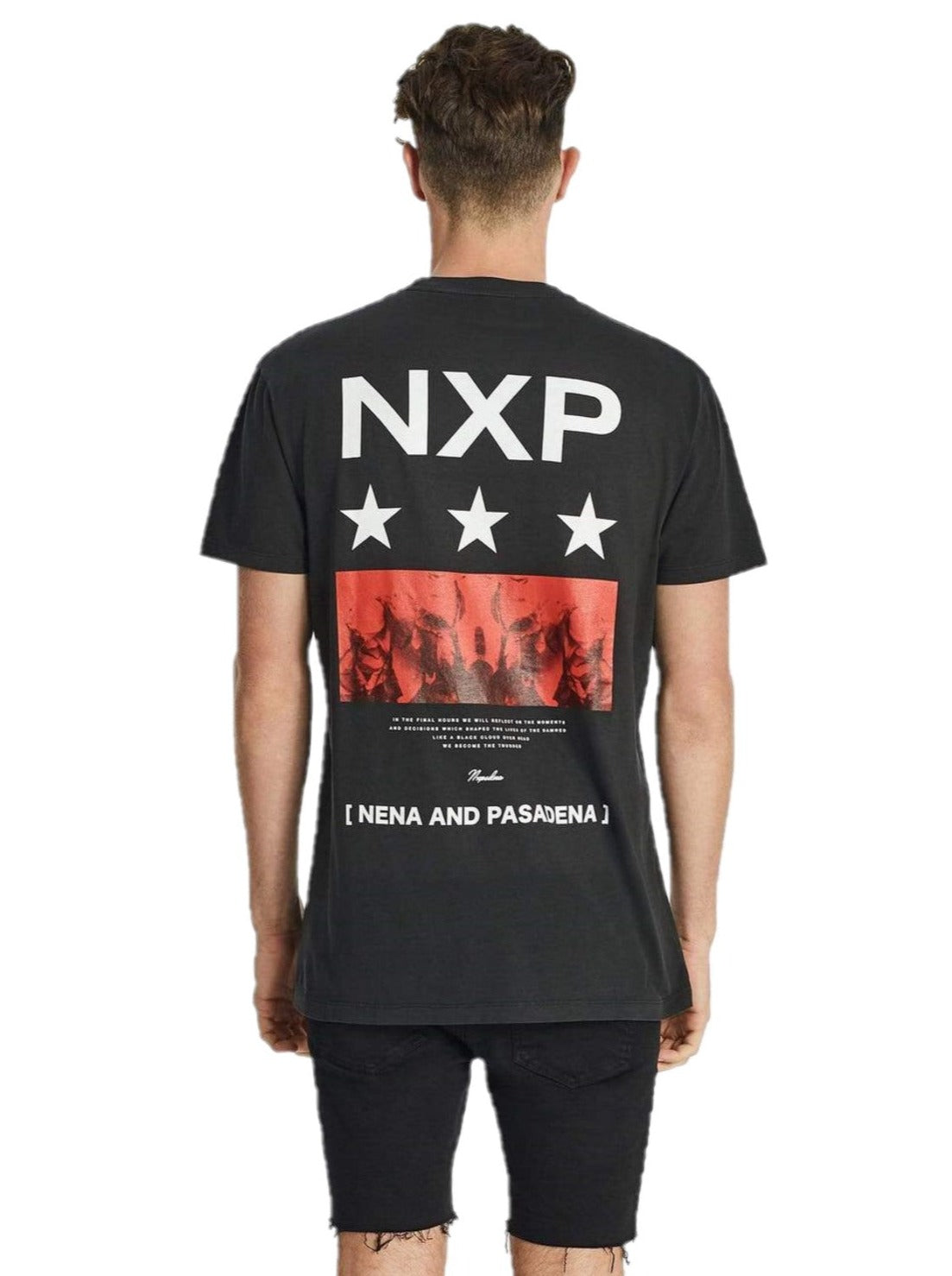 Nena And Pasadena - NXP Reflection Relaxed Tee - Pigment Asphalt