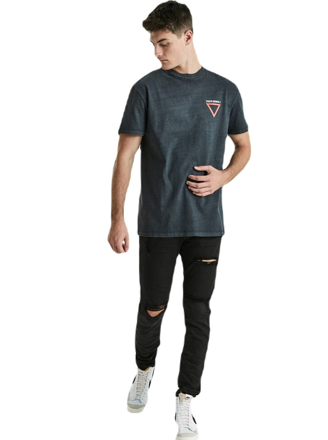 Nena And Pasadena - NXP Silent Relaxed Tee - Pigment Black