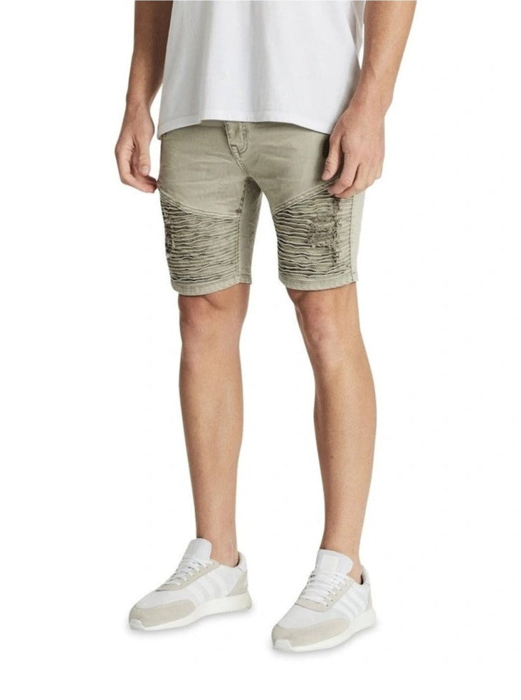 Nena And Pasadena - NXP Spitfire Denim Short - Silver Green