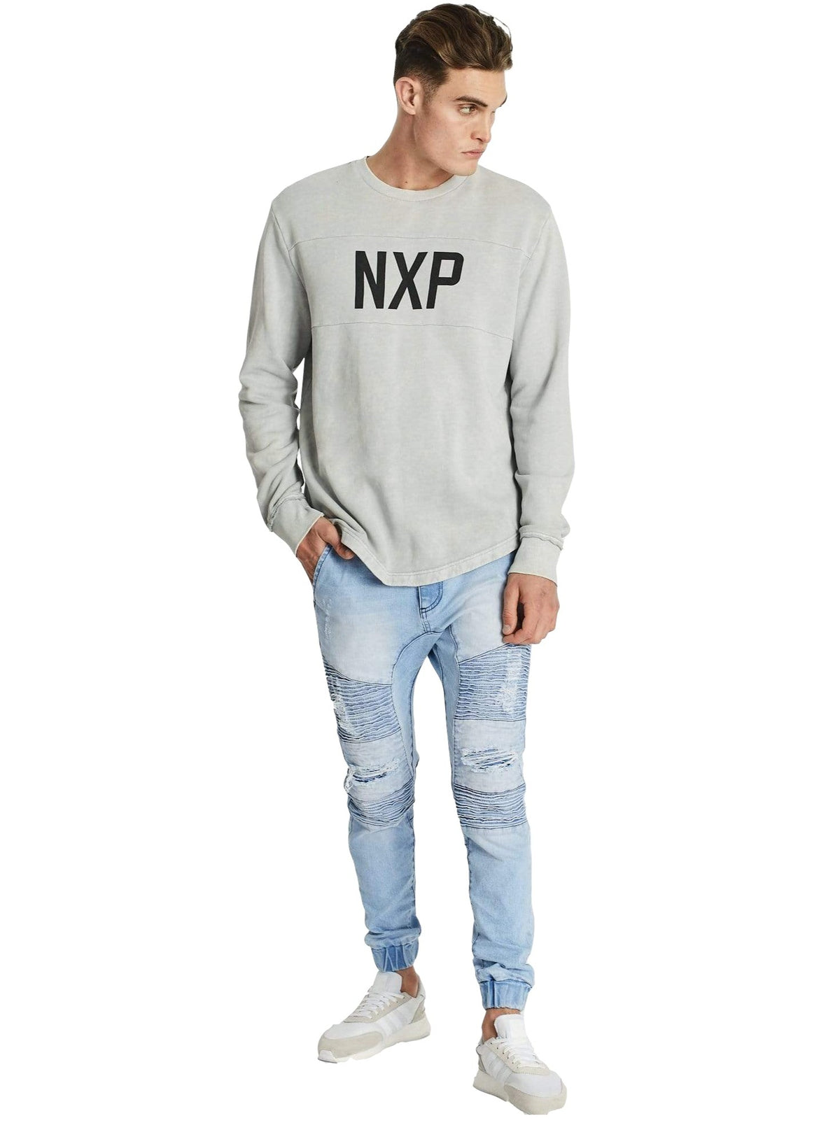 Nena And Pasadena - NXP Turbulent Dual Curved Sweater - Acid Rock